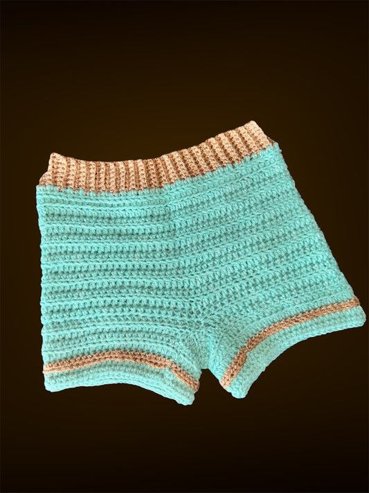 Minty Flutter Bloom Shorts